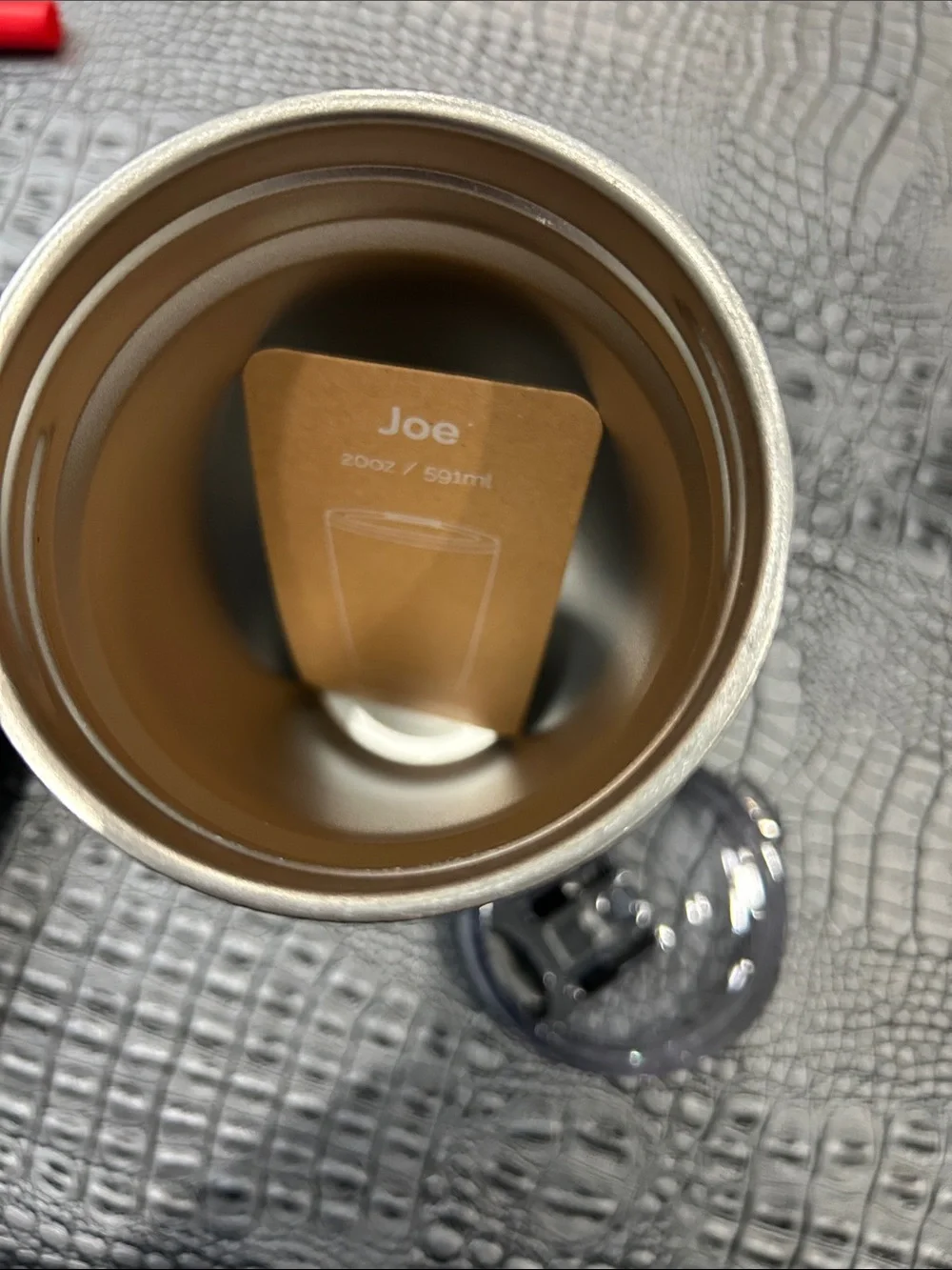 Matte Black Tumbler with Copper Accent